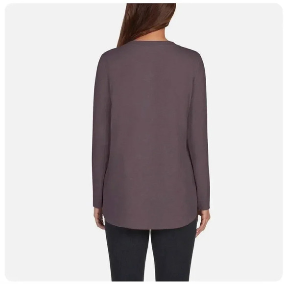 Matty M Lightweight Crewneck Tunic Top - Picture 2 of 12